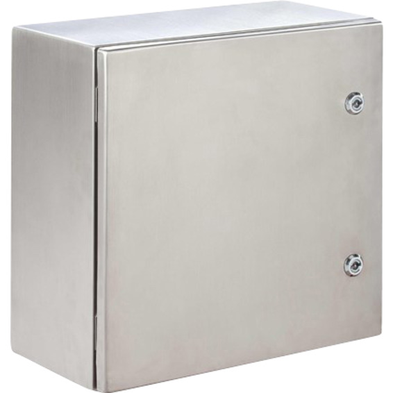 Veggskap syrefast IP66 400x400x200 montasjeplate