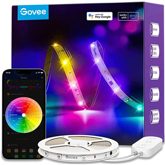Govee RGBIC Basic LED Strip 5m Wi-Fi + Bluetooth