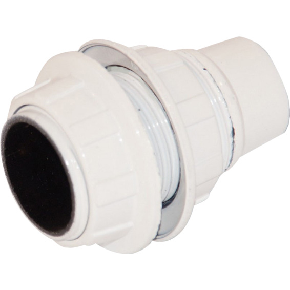 Lampeholder Mignon E14 slett HVIT Lampeholder Mignon E14 slett HVIT
