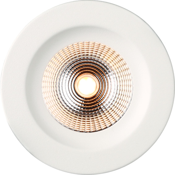 J&EL Aluna Downlight WarmDim 8W matt hvit og sort