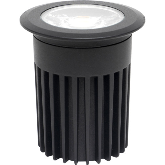 Namron hagebelysning bakkespot RGBW 12v sort