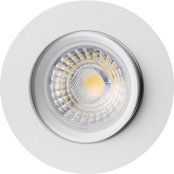 Alfa 360-tilt Downlight 8W matt hvit Alfa 360-tilt Downlight 8W matt hvit