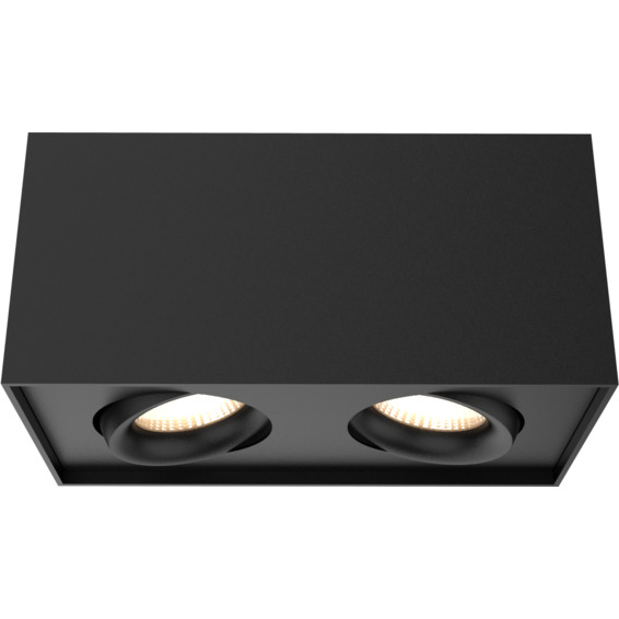 Norlux Tigrus 360° Surface Square Double 1100lm 13W 927 BK