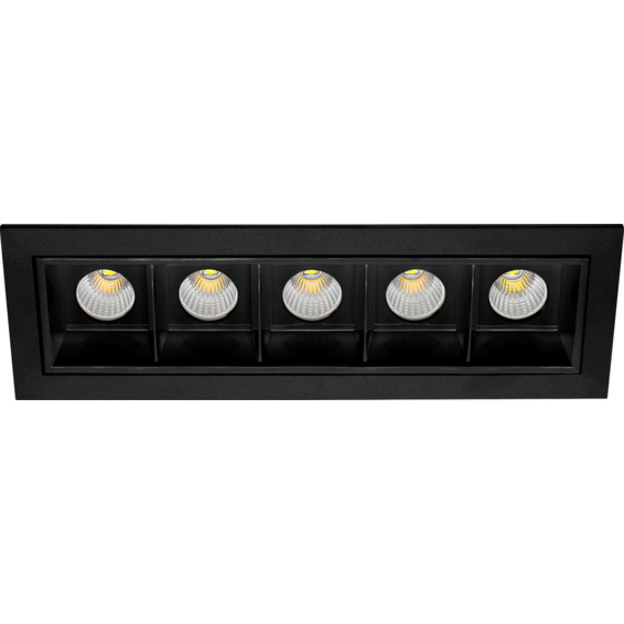 Norlux Cold 5 1050lm 927 30° 5x2W BK w/o driver