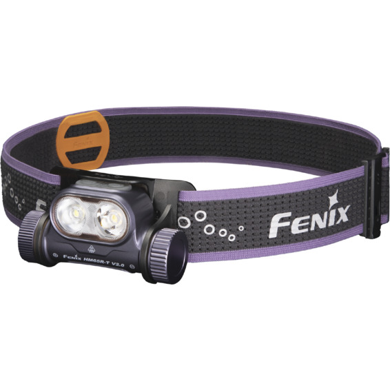 Fenix hodelykt HM65R-T v2 1600lm oppladbar lilla