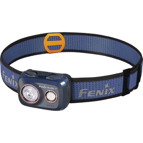 Fenix hodelykt HL32R-T blå 800lm ladbar/AAA