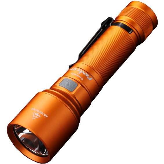 Fenix håndlykt C7 orange 3000lm oppladbar