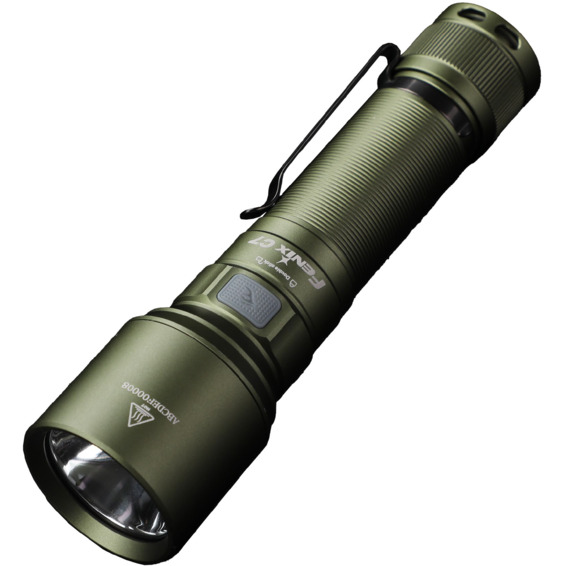 Fenix håndlykt C7 grønn 3000lm oppladbar
