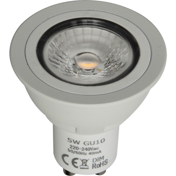 Lumiled COB 5W Hvit GU10 2700K Lumiled COB 5W Hvit GU10 2700K