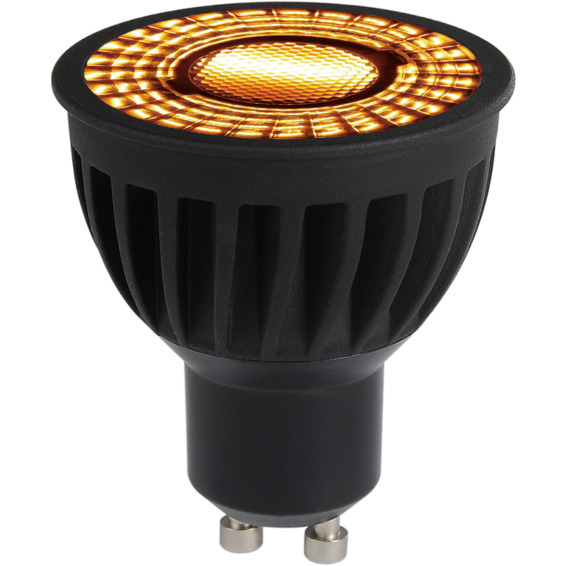 Namron LED Pære WarmDim 6W matt sort GU10 produktbilde
