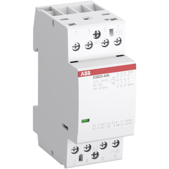 Modulær kontaktor ESB25-22N-06 230V AC/DC ABB