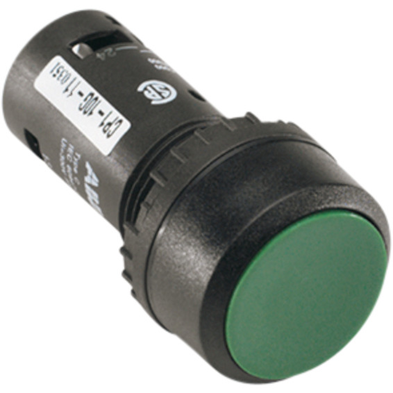 Trykknapp impuls rød CP1-10R11 komplett ABB