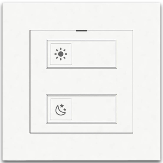 CTM Lyng mTouch Bryter Dag Natt Matt Hvit Open Protocol