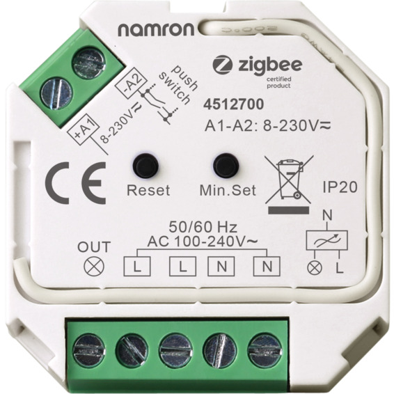 Namron ZigBee dimmer 400W Namron ZigBee dimmer 400W