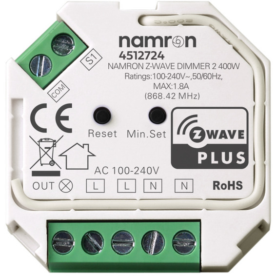 Namron Z-Wave Dimmer 2
