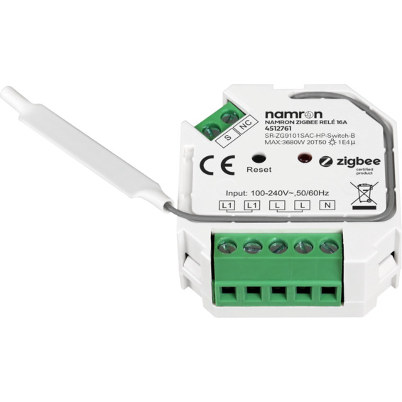 Namron ZigBee Relé 16A