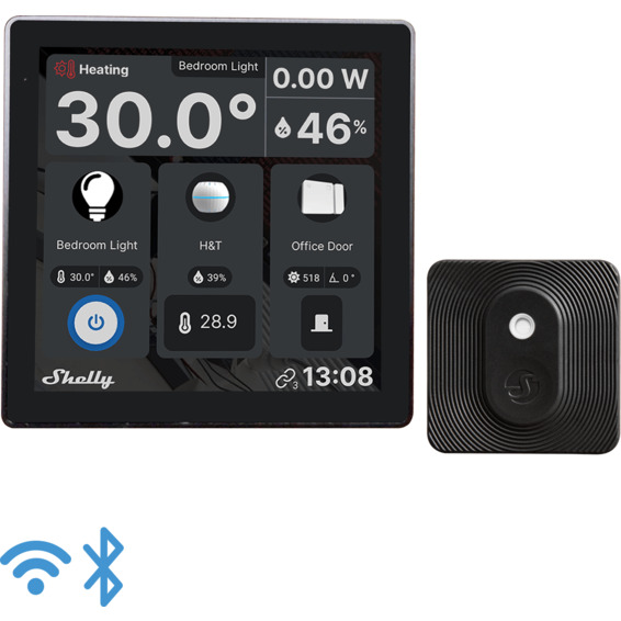 Shelly Wall Display Black + BLU H&T Black