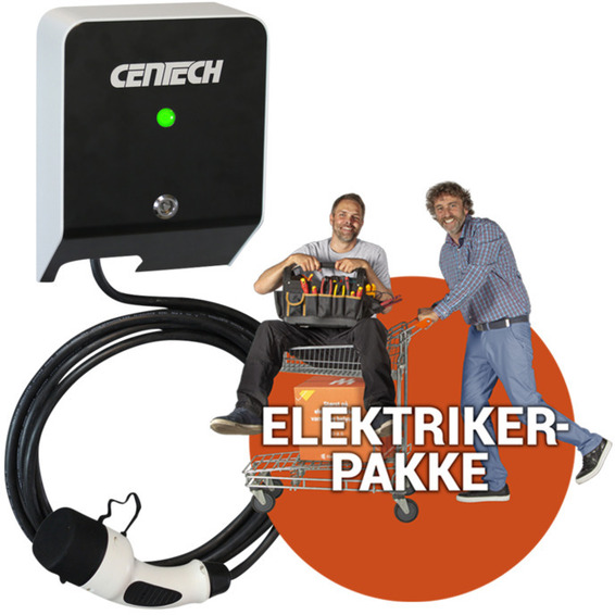 Ferdig montert Cenika elbillader / ladestasjon 20A Ferdig montert Cenika elbillader / ladestasjon 20A