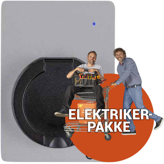 Ferdig montert eoMini Elbillader 6-32A T2 Sølv 20A Ferdig montert eoMini Elbillader 6-32A T2 Sølv 20A
