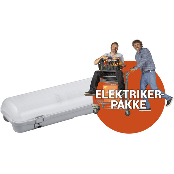 Ferdig montert industriarmatur - Orkan 2x12w Ferdig montert industriarmatur - Orkan 2x12w