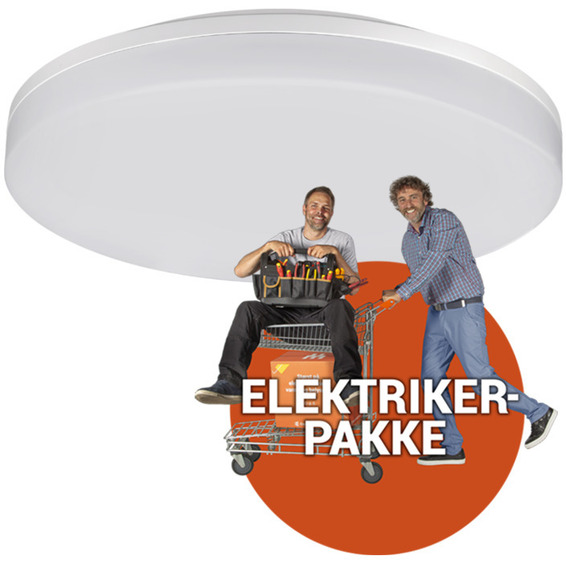 Ferdig montert LED lampe - Meta 18W med sensor Ferdig montert LED lampe - Meta 18W med sensor