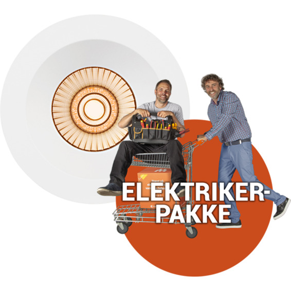 Ferdig montert downlight - Alfa reflektor soft hvit Ferdig montert downlight - Alfa reflektor soft hvit