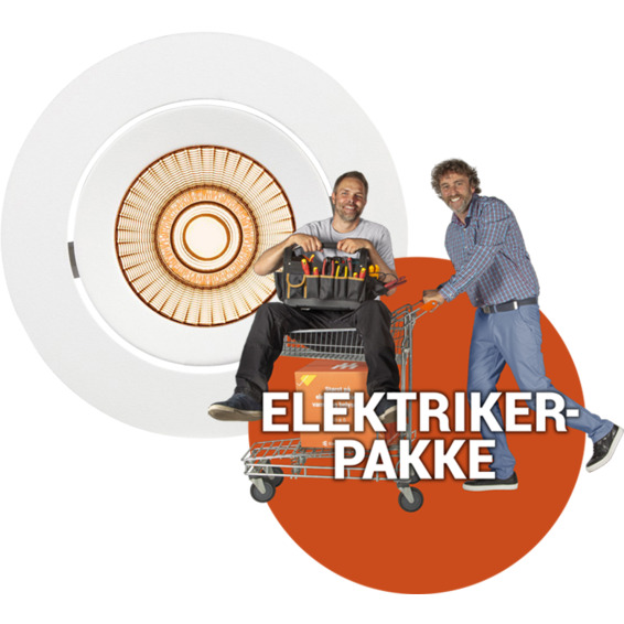 Ferdig montert downlight - Alfa reflektor tilt hvit WD Ferdig montert downlight - Alfa reflektor tilt hvit WD