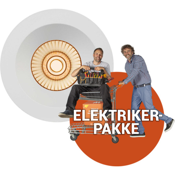 Ferdig montert downlight - Alfa reflektor soft hvit WD Ferdig montert downlight - Alfa reflektor soft hvit WD