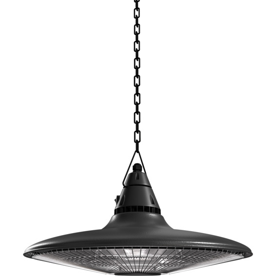 Namron Nedhengt Terrassevarmer Slim 1500w Sort