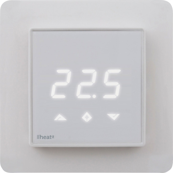 Heatit Z-TRM2fx Hvit Z-Wave termostat 2900W 13A Heatit Z-TRM2fx Hvit Z-Wave termostat 2900W 13A