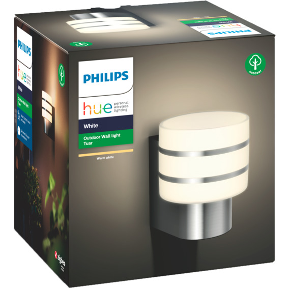 Hue W Tuar Vegglampe 1x9.5W Sølv - 60043