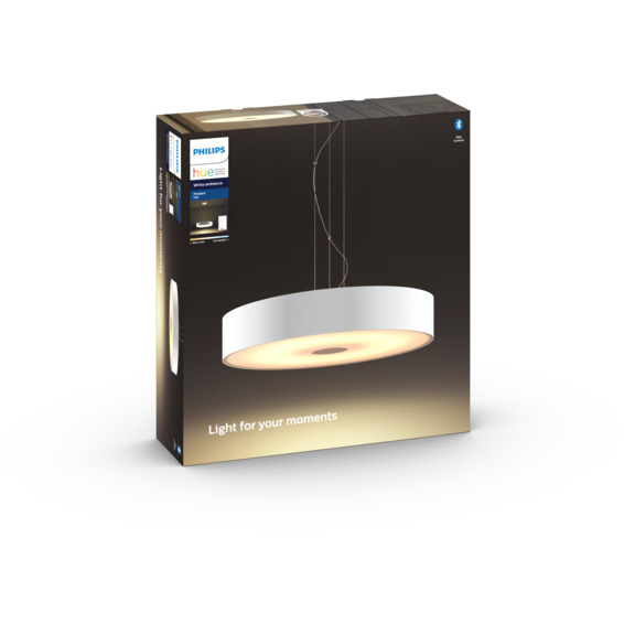 Philips Hue WA Fair Nedhengt Taklampe 39W Hvit ink dim Philips Hue White ambiance Fair taklampe (sort) Lamper