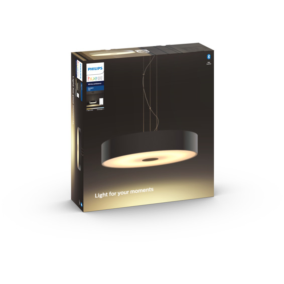 Philips Hue WA Fair Nedhengt Taklampe 39W Sort ink dim Philips Hue WA Fair Nedhengt Taklampe 39W Sort ink dim