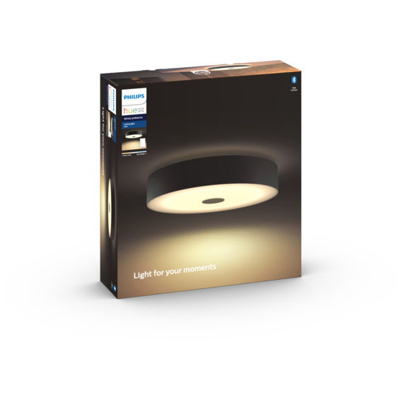 Philips Hue WA Fair Taklampe 39W Sort ink dim Philips Hue WA Fair Taklampe 39W Sort ink dim