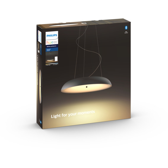 Philips Hue WA Amaze Nedhengt Taklampe 39W Sort ink dim Philips Hue WA Amaze Nedhengt Taklampe 39W Sort ink dim