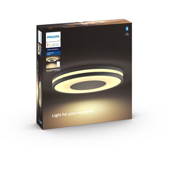 Philips Hue WA Being Taklampe 32W Sort ink dim Philips Hue WA Being Taklampe 32W Sort ink dim