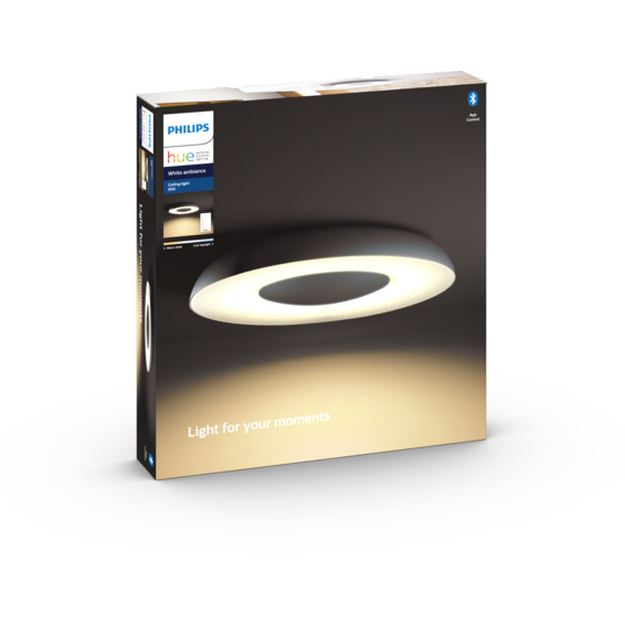 Philips Hue WA Still Taklampe 39W Sort Philips Hue WA Still Taklampe 39W Sort