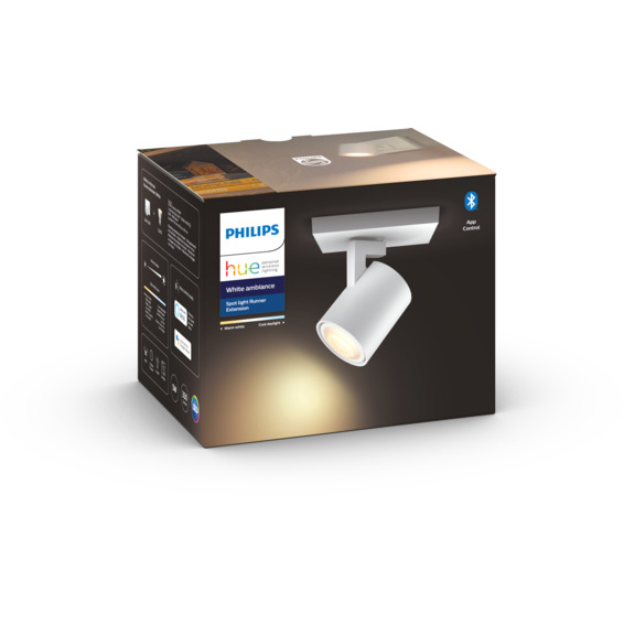 Philips Hue WA Runner Vegglampe 5.5W Hvit Philips Hue WA Runner Vegglampe 5.5W Hvit