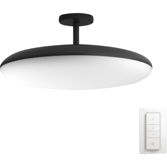 Philips Hue WA Cher Nedhengt Taklampe 39W Sort ink dim Philips Hue WA Cher Nedhengt Taklampe 39W Sort ink dim