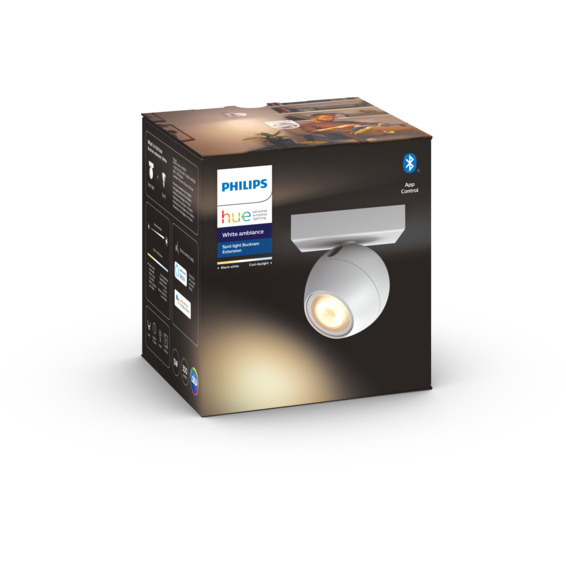 Philips Hue WA Buckram Tak/Vegglampe 5.5W Hvit Philips Hue WA Buckram Tak/Vegglampe 5.5W Hvit