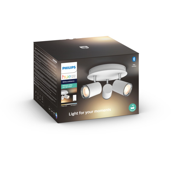 Philips Hue WA Adore Taklampe Rund 3x5.5W Hvit ink dim Philips Hue WA Adore Taklampe Rund 3x5.5W Hvit ink dim