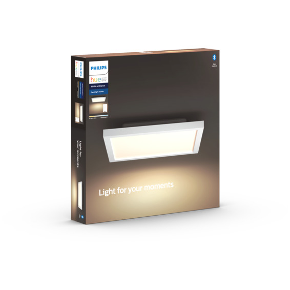 Philips Hue WA Aurelle Taklampe Kvadrat 30x30 Hvit 28W Philips Hue WA Aurelle Taklampe Kvadrat 30x30 Hvit 28W