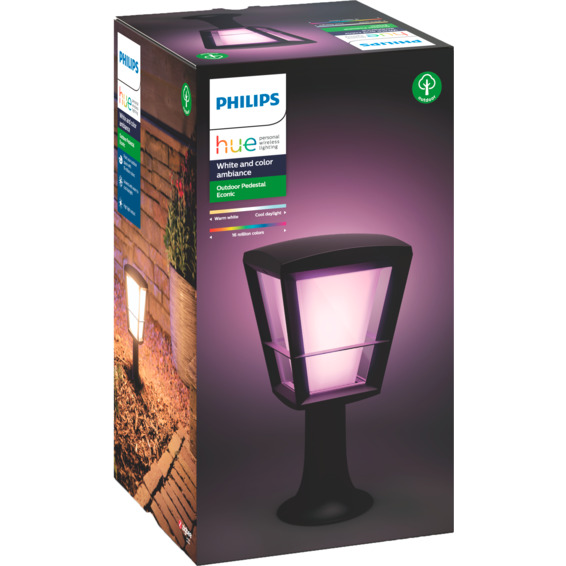 Philips Hue WCA Econic Pidestall Sort Philips Hue WCA Econic Pidestall Sort