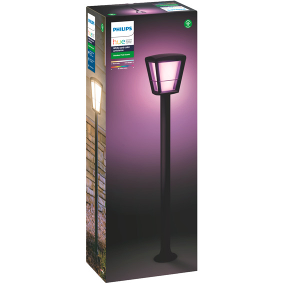 Philips Hue WCA Econic Hagestolpe Sort Philips Hue WCA Econic Hagestolpe Sort