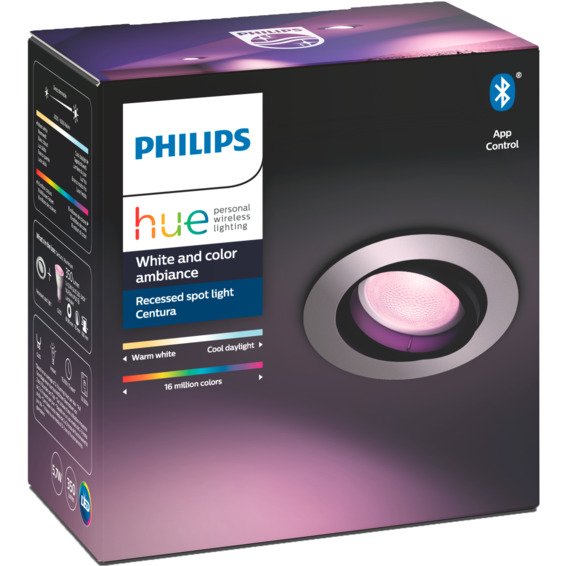 Philips Hue W Centura Recessed Spotlight AL Rund 5.7W BLT Philips Hue W Centura Recessed Spotlight AL Rund 5.7W BLT