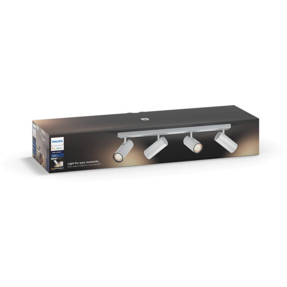 Philips Hue WA Buratto Firedobbel Spotlight Hvit 5.5W Philips Hue WA Buratto Firedobbel Spotlight Hvit 5.5W