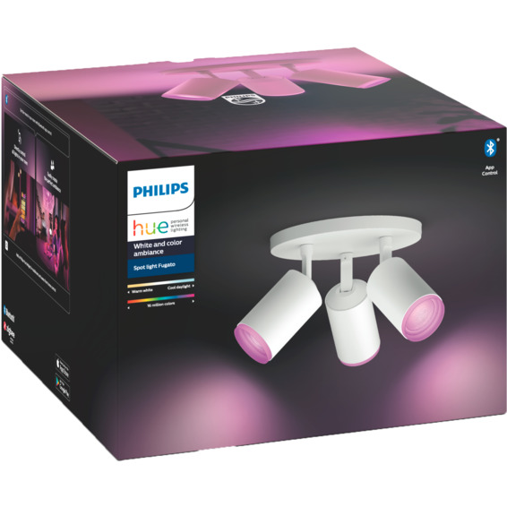 Philips Hue WCA Fugato Trippel Spotlight 5.7W Hvit