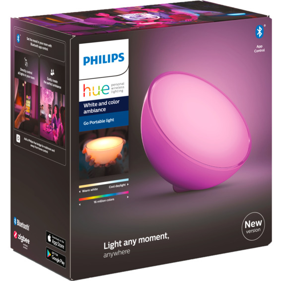 Philips Hue WCA Bærbar Go lampe Hvit 6W 12V BLT Philips Hue WCA Bærbar Go lampe Hvit 6W 12V BLT
