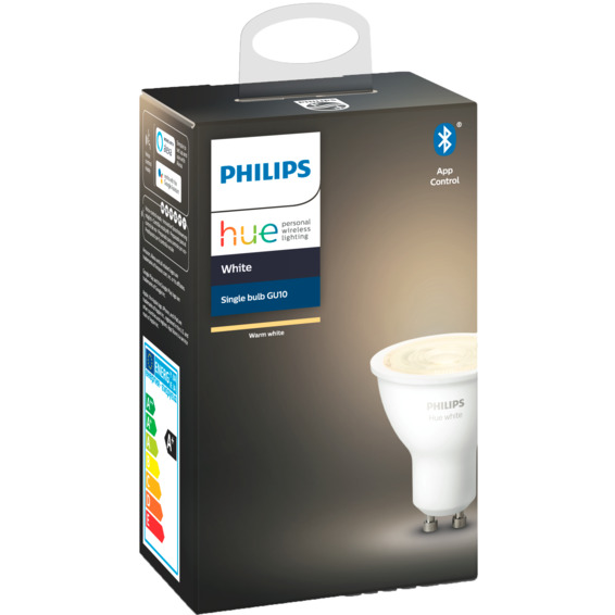 Philips Hue W GU10 Lyskilde 6W BLT Philips Hue W GU10 Lyskilde 6W BLT