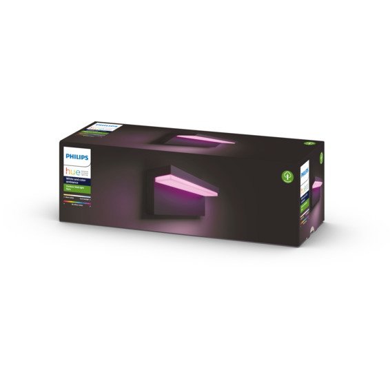 Philips Hue WCA Nyro Vegglampe 1x13.5W Sort